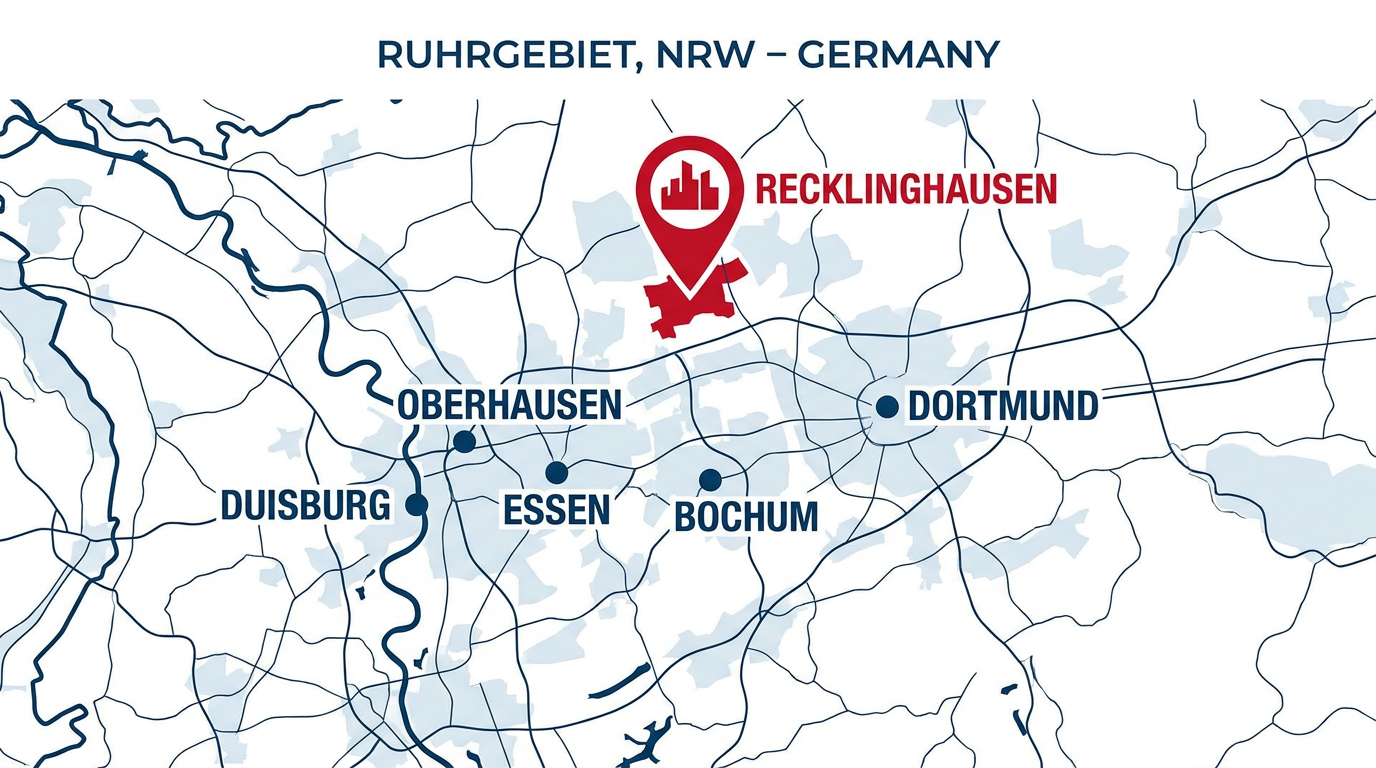 Einsatzgebiet Ruhrgebiet & NRW